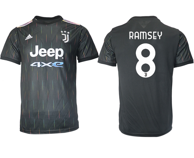 Men 2021-2022 Club Juventus away aaa version black #8 Soccer Jersey->juventus jersey->Soccer Club Jersey